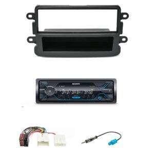 Autoradio Sony per Dacia Sandero DAB+ con lettore CD, USB e SD Card, frontalino estraibile e Bluetooth
