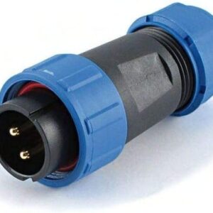 Spina volante SP21 due poli connettore stagno 2 poli IP68 maschio