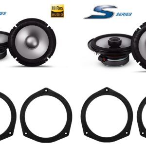 Kit 6 altoparlanti Alpine S2 per Subaru Levorg Anteriori e Posteriori