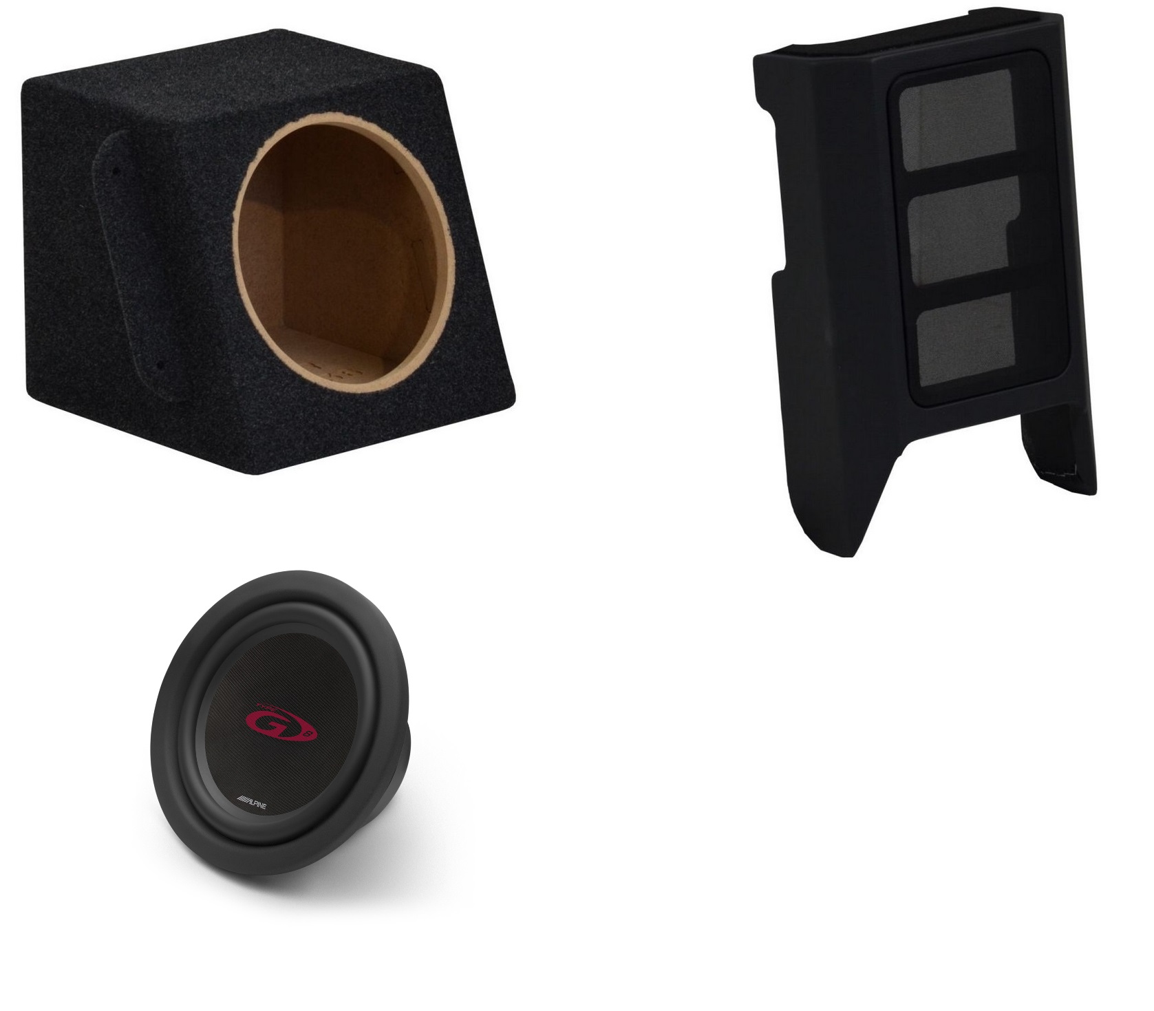 Kit subwoofer Alpine per BMW serie 3 e36 Cabrio sedili posteriori