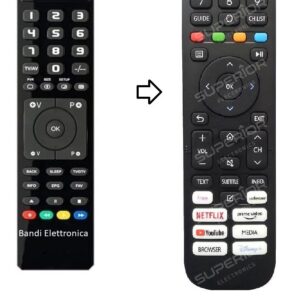 6511* Telecomando compatibile per Akai AKTV5504QM-VIDAA