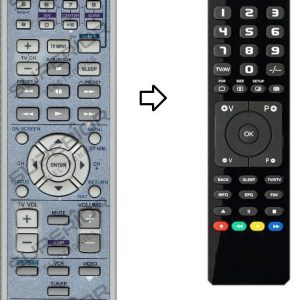 Telecomando compatibile per Yamaha Dvr-s120