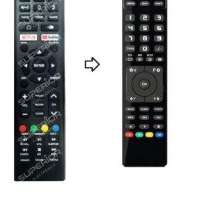Telecomando compatibile per AKAI AKTV4039 J SMART SAT già programmato