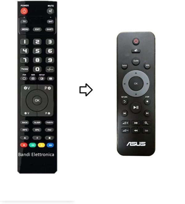 Telecomando di ricambio per ASUS O!PLAY MINI Versione 2
