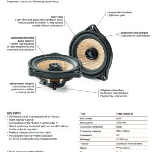 Kit altoparlanti Focal Tesla IC T3Y 100