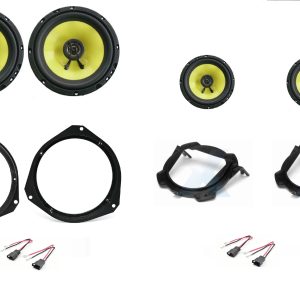 Kit altoparlanti + cavi per Opel Tigra (1994-2001) Anteriori e Posteriori