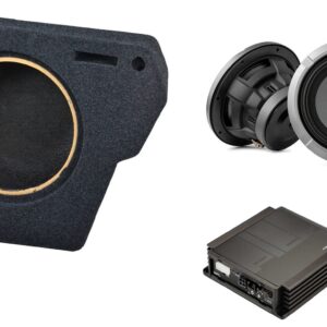 Kit Mosconi PICO 1 V2 + Subwoofer per Volkswagen Tiguan 2 Allspace  cassa chiusa