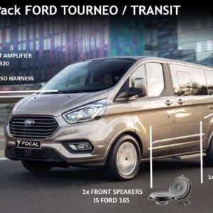 Kit Focal inside Premium 6.2 per Ford Tourneo Custom serie dal 2012 al 2020