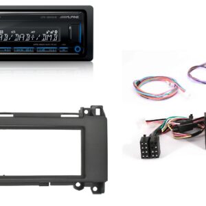 Autoradio Alpine DAB 1 Din per Mercedes Classe A (W169) serie dal 2004 al 2012