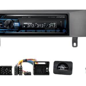 Autoradio Alpine DAB per BMW serie 3 (E90)  serie dal 2005 al 2012 comandi al volante