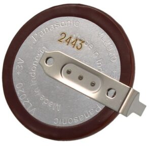 Panasonic  VL-2020  Batteria ricaricabile Lithio 3V 200mah Ø20mm