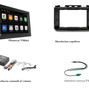 Mediastation per Suzuki Jimny (A6G) serie dal 2019 Phonocar VM003