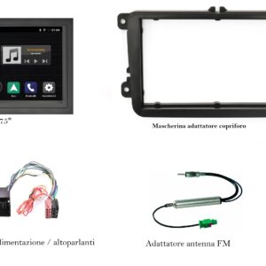 Mediastation Android per Volkswagen POLO V (6R1, 6C1)  serie dal 2009 al 2014 Phonocar VM003