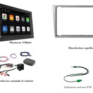Mediastation per Opel Meriva A (X03) serie dal 2003 al 2010 Phonocar VM003