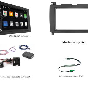 Mediastation per Mercedes W447 serie dal 2014 Phonocar VM003