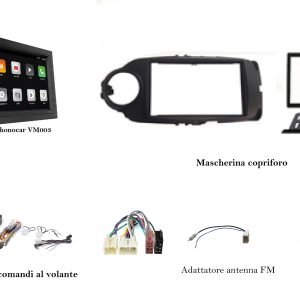 Mediastation per Toyota Yaris P15 serie dal 2015 Phonocar VM003