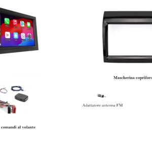 Sistema multimediale Wireless 6.75'' AA CP per Fiat Ducato (250) serie 2012-2014