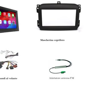 Android Phonocar per Fiat 500L Wireless 6.75'' AA + CP + sensori parcheggio