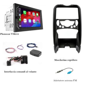 Autoradio Android Wireless 6.75'' AA CP per BMW Mini convertible (R57) 2009->2015 Multimediale