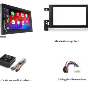 Sistema multimediale Wireless 6.75'' AA CP per Suzuki Grand Vitara II (JT, TE, TD)