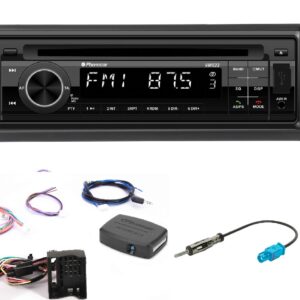 Autoradio con CD per Mini (R50, R53) 01-06 DAB+ Comandi al volante con lettore CD, USB e SD Card, frontalino estraibile e Bluetooth