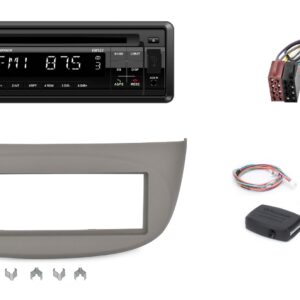 Autoradio con CD per Renault Twingo 2^ serie DAB+ Comandi al volante con lettore CD, USB e SD Card, frontalino estraibile e Bluetooth