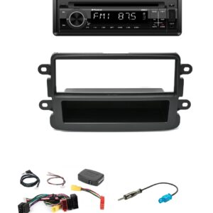 Autoradio con CD e comandi al volante per Renault Captur DAB+ , USB e SD Card, frontalino estraibile e Bluetooth Phonocar
