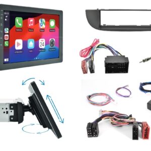 Mediastation Apple Car Play / Android 10,1" per Fiat 500 (312_) nera DAB Phonocar comandi al volante