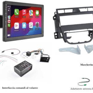 Mediastation Apple Car Play / Android 10,1" per Opel Meriva B DAB Phonocar comandi al volante