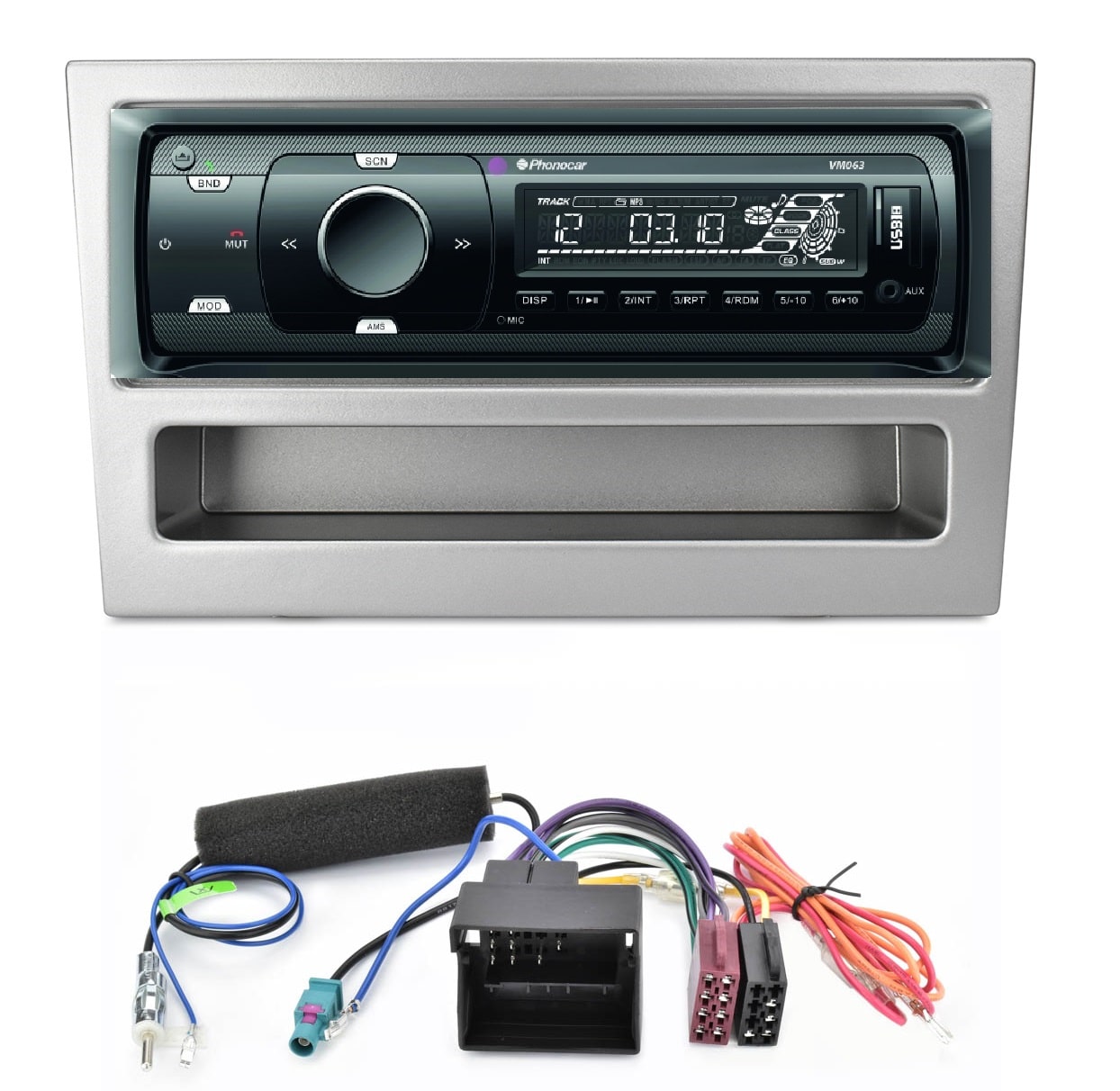 Autoradio Phonocar per Opel Vivaro serie 07-13 con Vivavoce Bluetooth SD USB