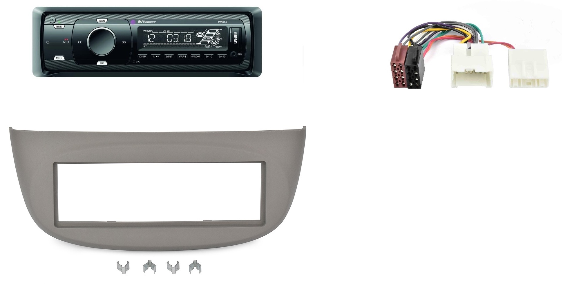 06820 PHONOCAR Kit Vivavoce Bluetooth Per Chiamate Musica Con 06820 PHONOCAR Kit Vivavoce Bluetooth Per Chiamate Musica Con