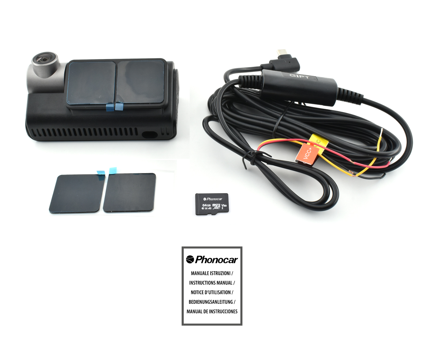 Phonocar VM443 Dash Cam WI-FI/GPS con DISPLAY e APP - immagine 5