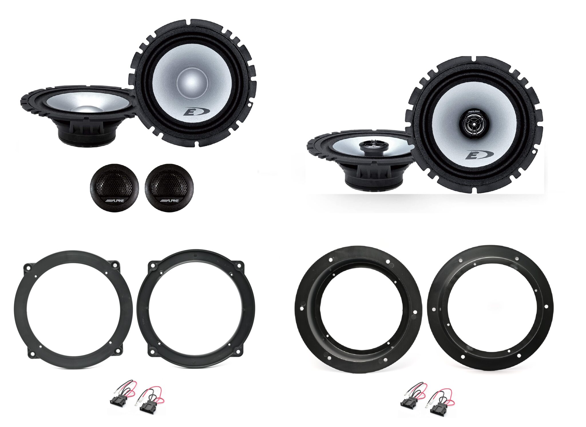 Kit 6 altoparlanti Alpine per Volkswagen Golf 6 Cabriolet