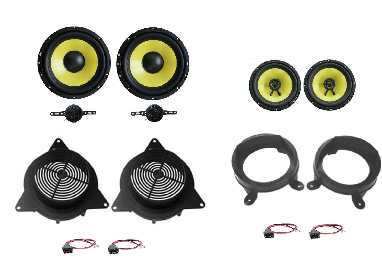 Kit 6 altoparlanti per Mercedes ML (W163) serie dal 1997 al 2005