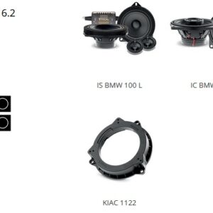 Kit Focal Inside Premium 6.2 Impulse per BMW X6 F16 (2014-2019)