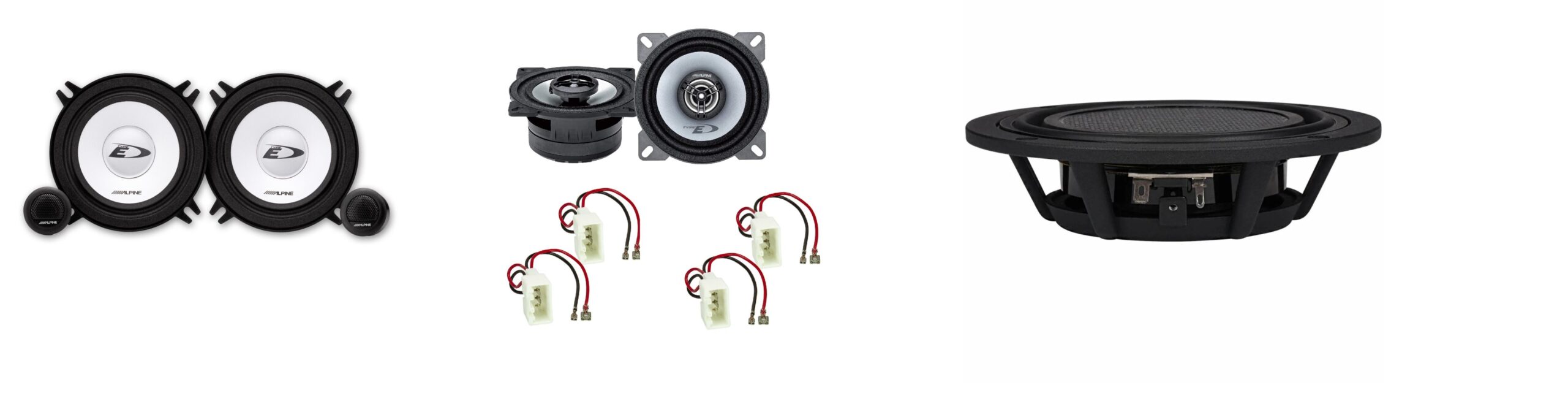Kit altoparlanti Alpine + subwoofer per BMW Z3 1°serie Facelift dal 1999 al 2002