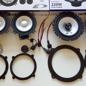 Kit 6 altoparlanti Alpine per Audi A3 (8L) 96-03 Anteriori e Posteriori