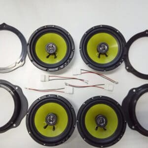 Kit 4 altoparlanti casse + cavi per Ford Focus 05>10 Anteriori e Posteriori