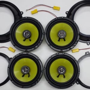 Kit altoparlanti per Fiat Panda dal 2003 120 W con supporti casse e cavi collegamento