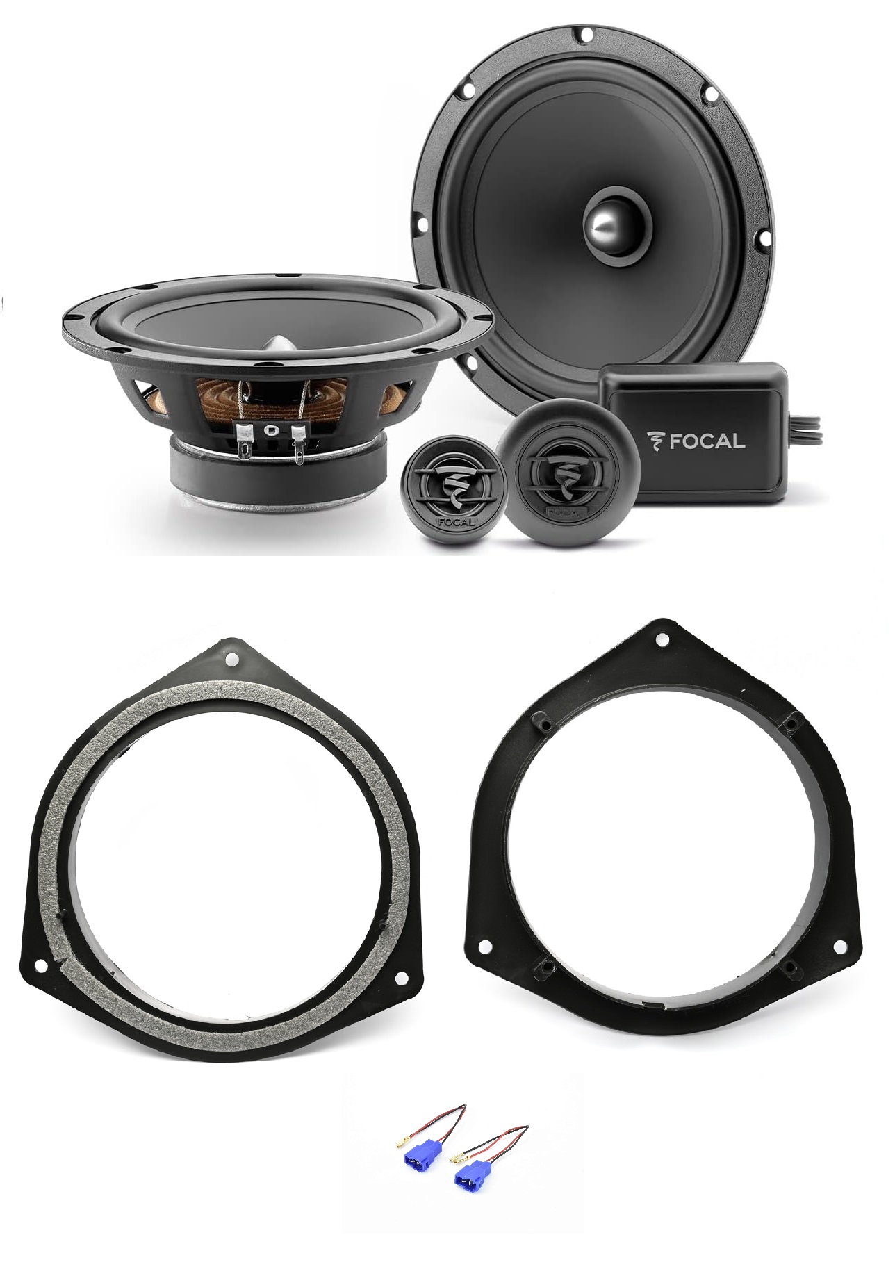 Kit altoparlanti Focal per Hyundai I20 serie 2008-2018 Anteriori