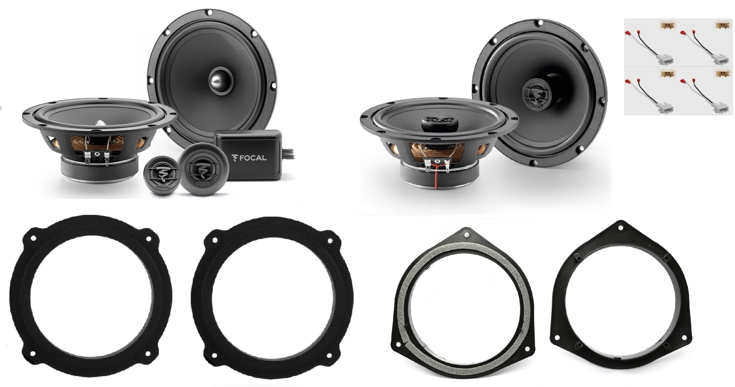 Kit 6 altoparlanti Focal per Hyundai I20 (PB) serie dal 2008 al 2014 Anteriori e Posteriori