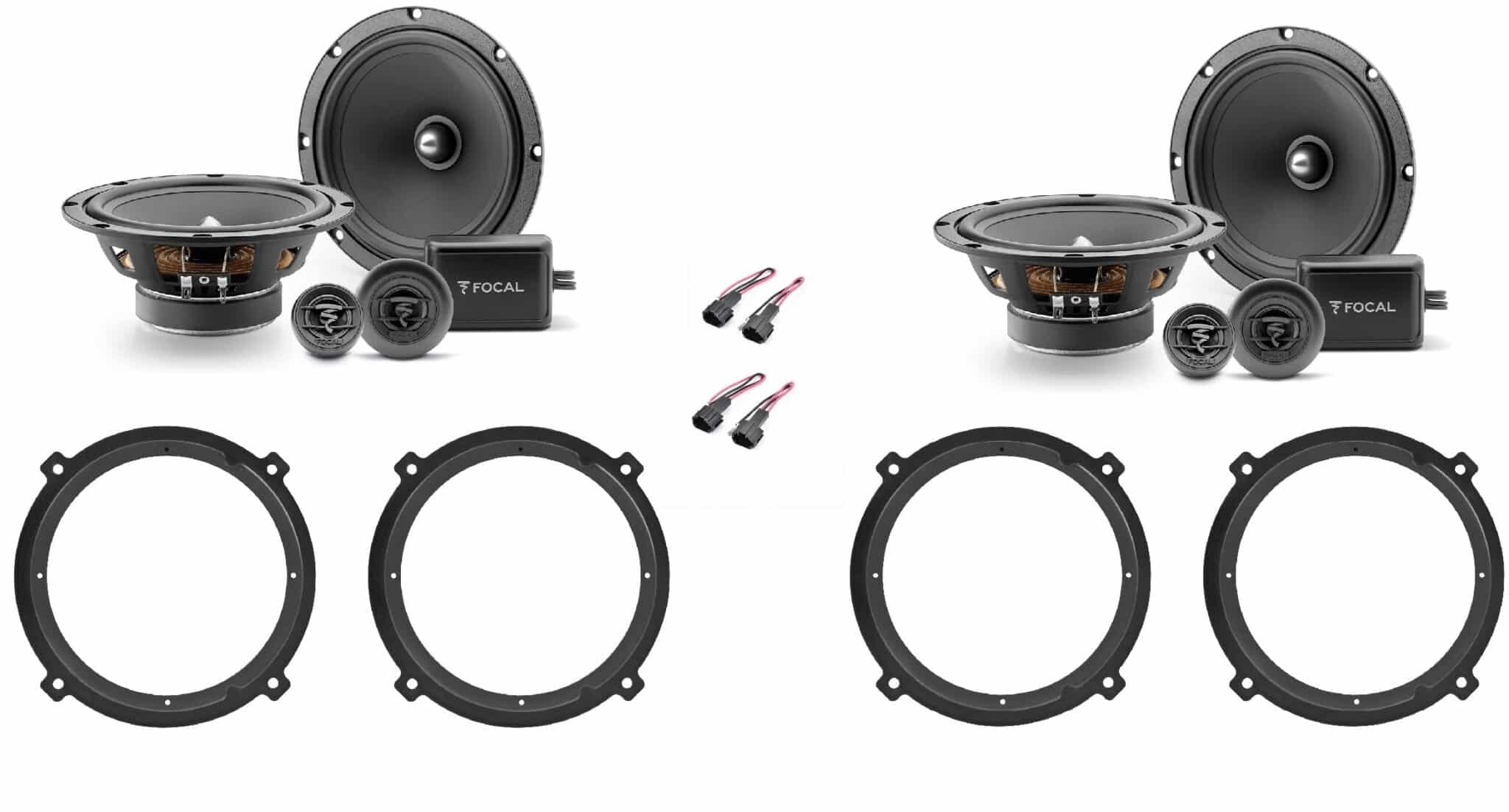Kit 8 altoparlanti Focal per Hyundai Tucson serie dal 2015Anteriori e Posteriori