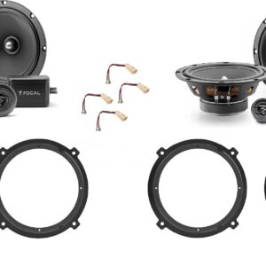 Kit 6 altoparlanti Focal per Ssangyong Tivoli serie dal 2015 Anteriori e Posteriori