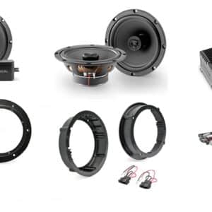Kit 6 altoparlanti + amplificatore Focal per Skoda Yeti II serie  dal 2013 al 2017  plug and play