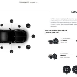 Kit altoparlanti Focal Inside Acoustic 11.2 per BMW X3 G45 serie dal 2024