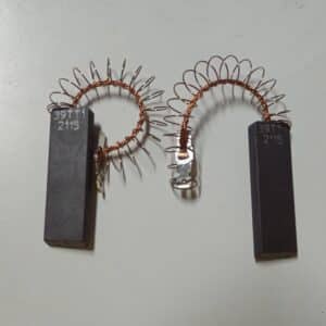 nr. 2 Carboncini spazzole motore Parkside PMH 2400 Biotrituratore a lame