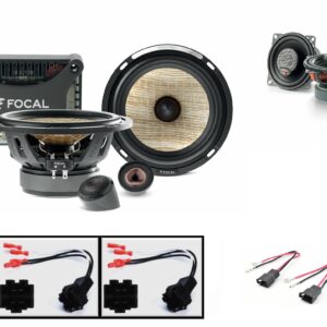 Kit Focal  PS 165 FXE  + Universal per Porsche 993 Cabrio serie 1995 - 1998