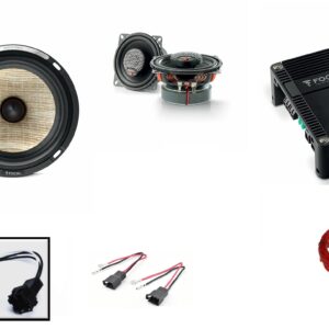 Kit Focal amplificato Porsche 993 Cabrio serie 1995 – 1998 sorgente aftermarket PS 165 FXE