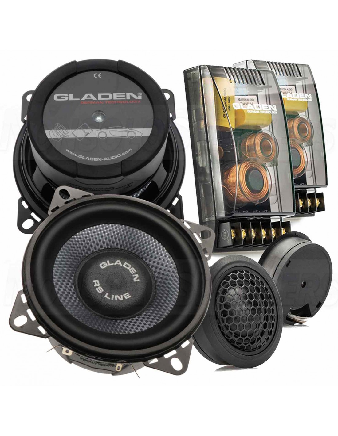 Kit 4 altoparlanti + adattatori per Gladen Mosconi per BMW Serie 1 modello F20 - immagine 2