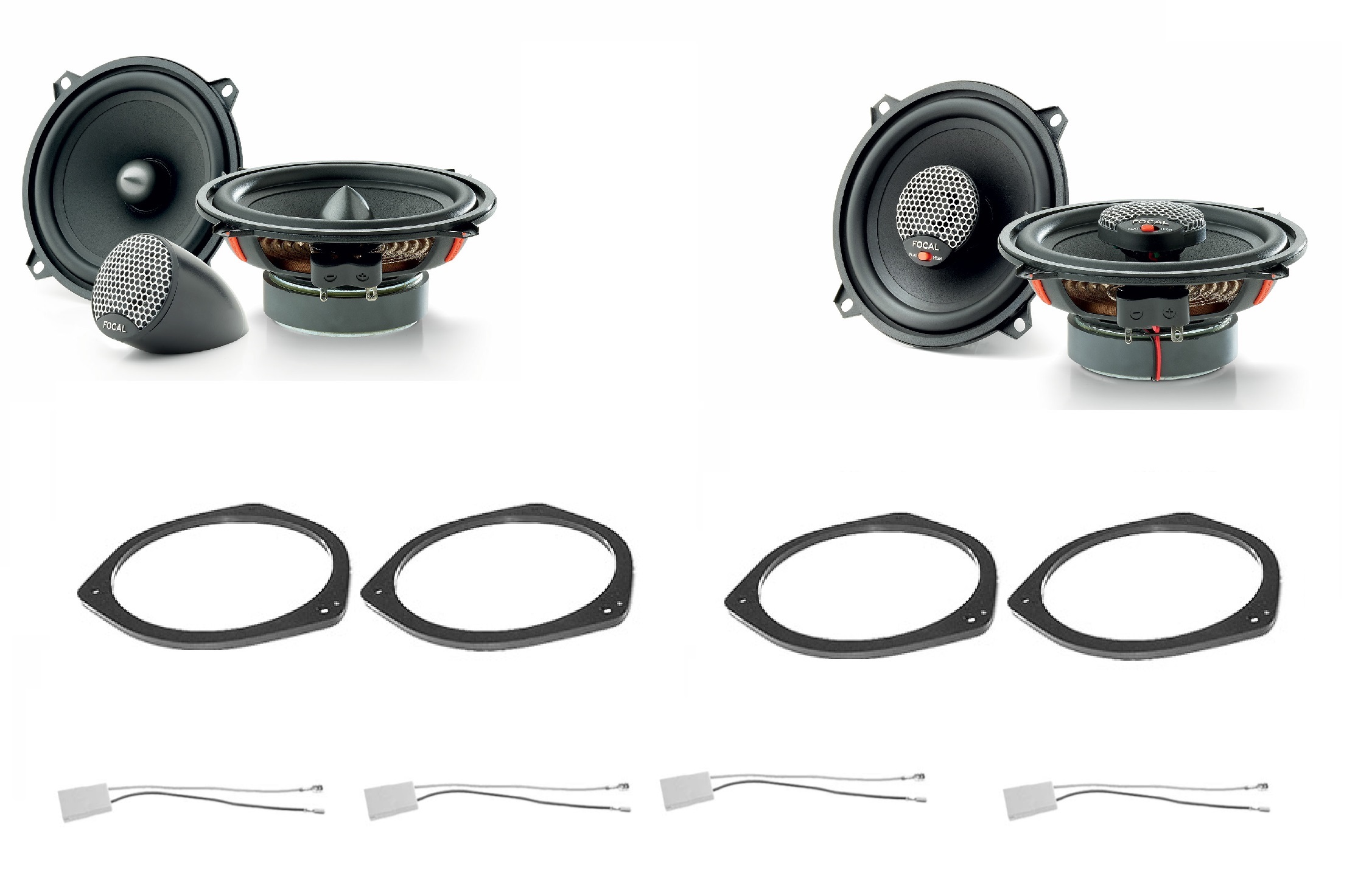 Kit 6 altoparlanti Focal Universal per Honda Accord CG8 1999